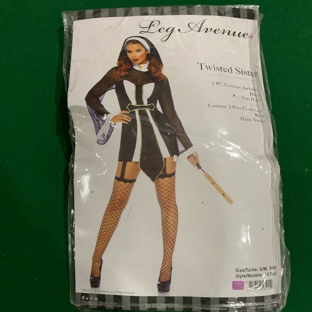 Twisted Sister Nun costume